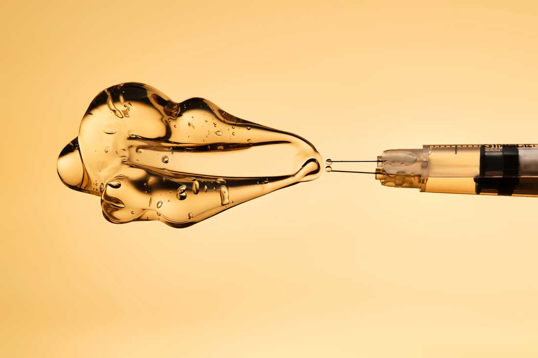 Facial serum supporting dermal filler treatment results